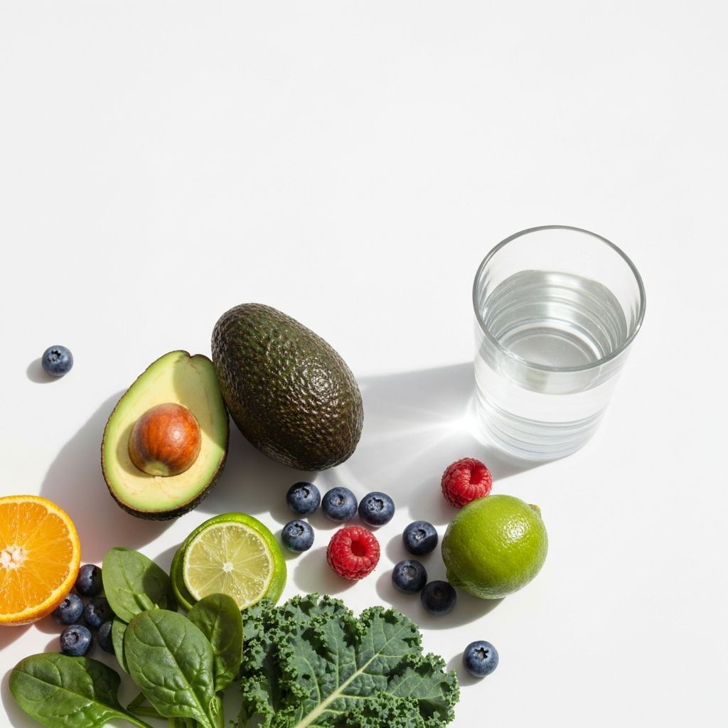 Alimentos frescos y coloridos